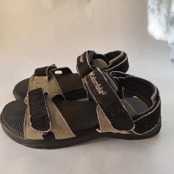 Columbia Beige Tan Sandals Adjustable Straps Hook Loop Women’s Unisex Size 7 - Picture 7 of 15